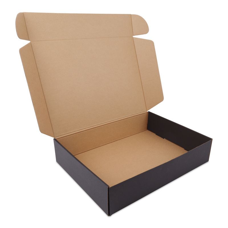 Fraktlådor med personaliseringsfält 41,5 x 30,5 x 8,5 cm Svart (50 st.) [FP-VPD523]