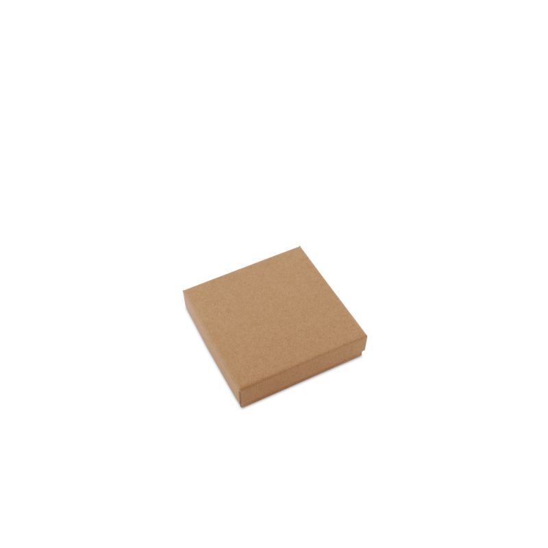 Kraftpresentlådor med lock 12 x 12 x 3 cm Brun (40 st.) [FP-VPL005]