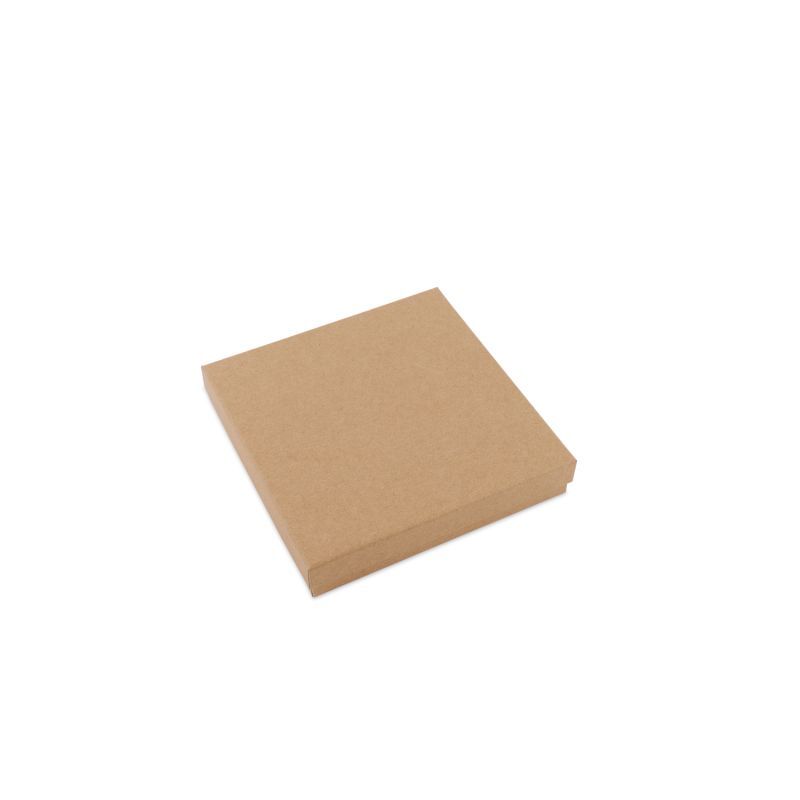 Kraftpresentlådor med lock 17,7 x 17,7 x 3,2 cm Brun (40 st.) [FP-VPL006]