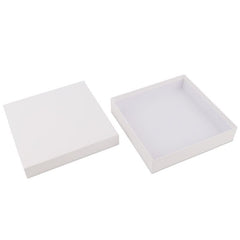 Kraftpresentlådor med lock 20,7 x 20,7 x 4,3 cm Vit (20 st.) [FP-VPL010]