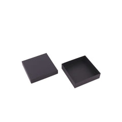 Kraftpresentlådor med lock 12 x 12 x 3 cm Svart (40 st.) [FP-VPL011]