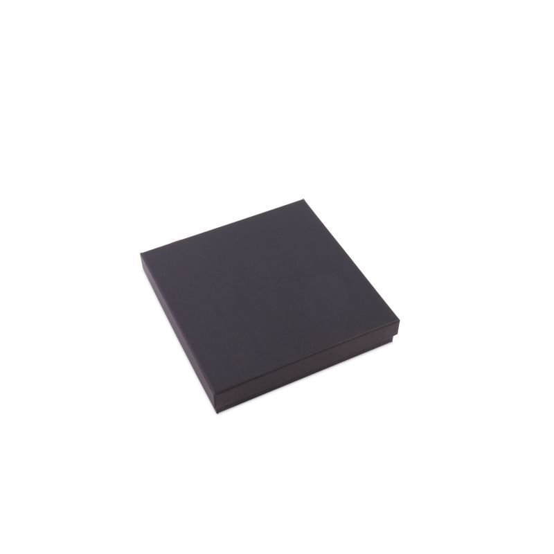 Kraftpresentlådor med lock 17,7 x 17,7 x 3,2 cm Svart (40 st.) [FP-VPL012]