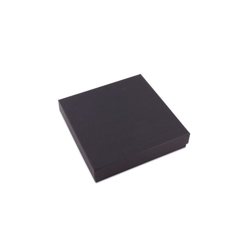 Kraftpresentlådor med lock 20,7 x 20,7 x 4,3 cm Svart (20 st.) [FP-VPL013]