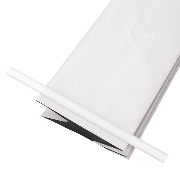 Säcktråd remsor Klibbig 14cm Vit (100 st) [TT5WHD]
