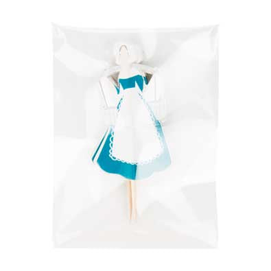 Plastpåsar 6,9x9,1cm Transparent med Tejpremsa (100 st) [B2M]
