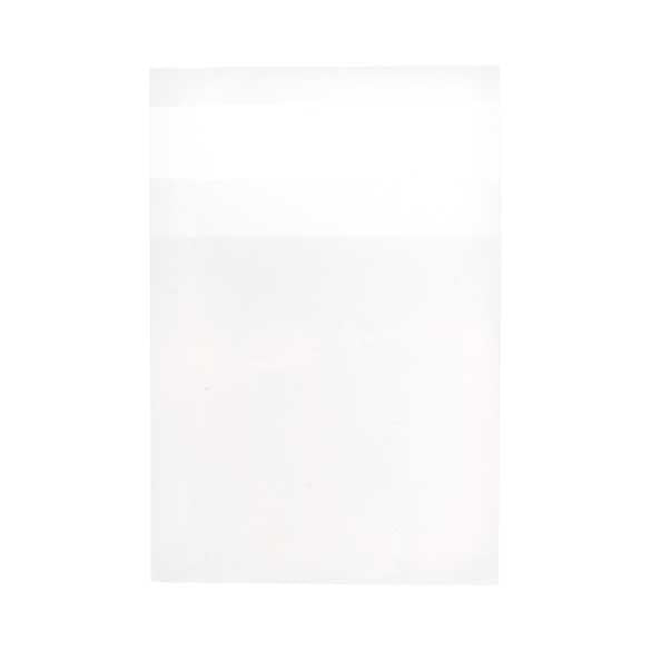 Plastpåsar 6,5x6,5cm Transparent med Tejpremsa (100 st) [B2X2]
