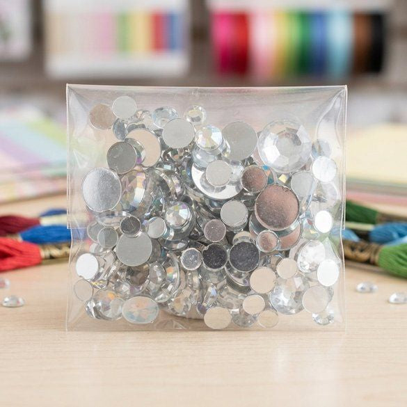 Plastpåsar 6,5x6,5cm Transparent med Tejpremsa (100 st) [B2X2]
