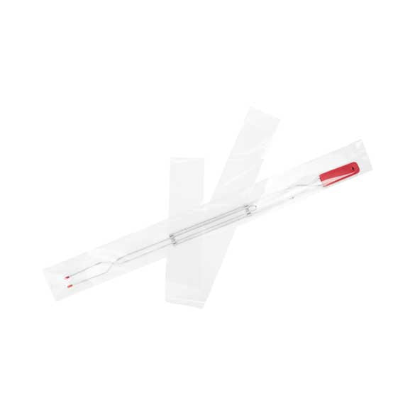 Plastpåsar 7x71,1cm Transparent med Tejpremsa (100 st) [B2X28]