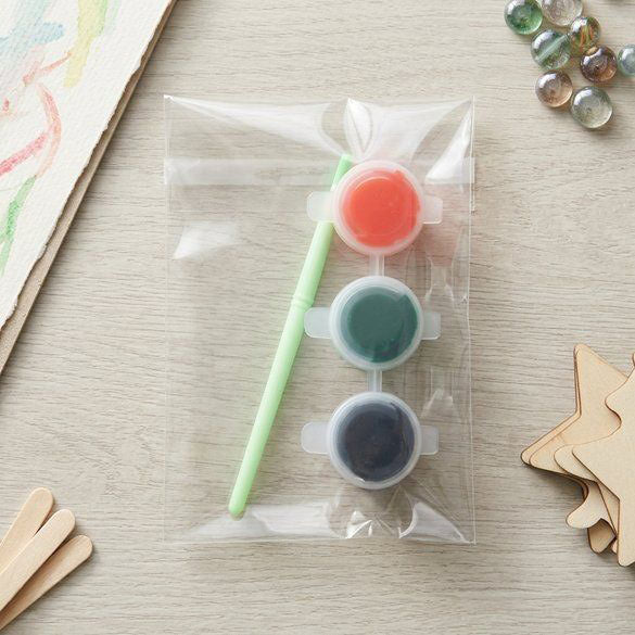 Plastpåsar 7,6x11cm Transparent med Tejpremsa (100 st) [B2X4XL]
