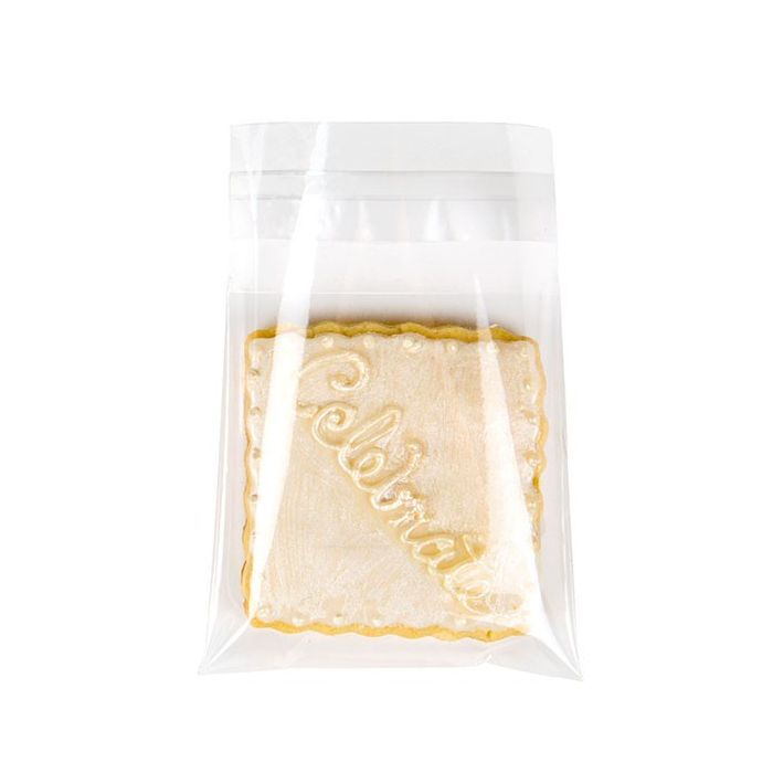 Plastpåsar 8,5 x 9 cm genomskinliga skal- och förslutningsbara (100 st) [B33XL]