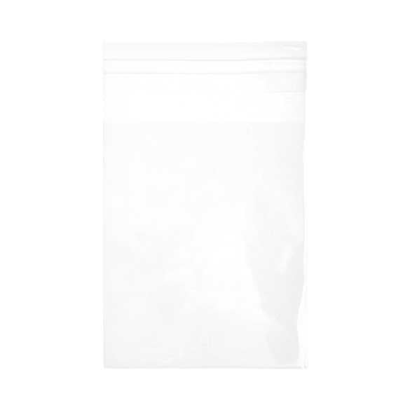 Plastpåsar 8,6x10,2cm Transparent med Tejpremsa (100 st) [B34B]