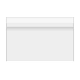 Plastpåsar 9,7X6cm Transparent med Tejpremsa (100 st) [B3X2XPC]