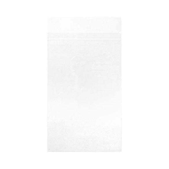 Plastpåsar 15,7x25,4cm Transparent med Tejpremsa (100 st) [B6X10PC]