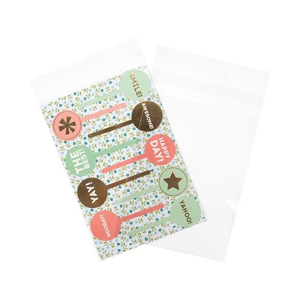 Plastpåsar 15,3x22,9cm Transparent med Tejpremsa (100 st) [B6X9SPC]