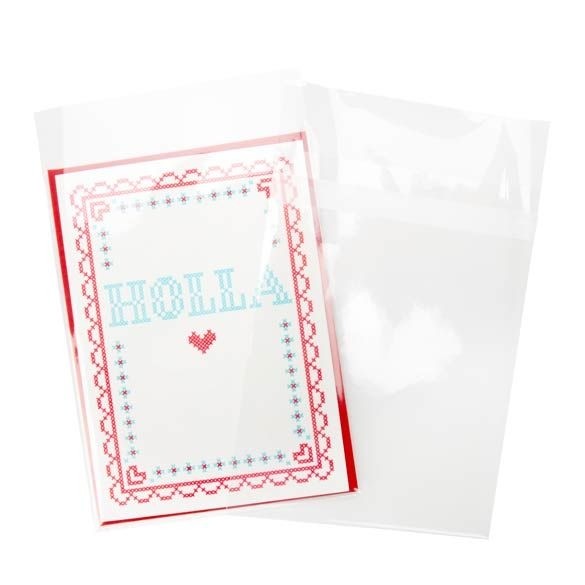 Plastpåsar 13,8x19,1cm Transparent med Tejpremsa (100 st) [B57PC]