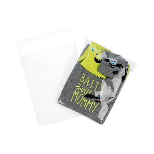 Plastpåsar 14,8x19,1cm Transparent med Tejpremsa (100 st) [B7B2PC]