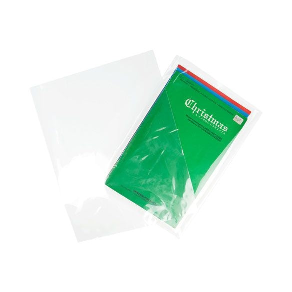 Plastpåsar 21,4x31,1cm Transparent (100 st) [B812NF]