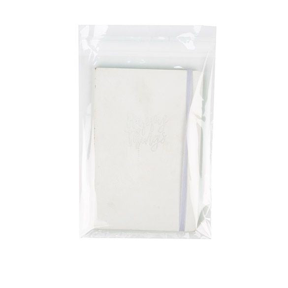Plastpåsar 15,9x21,7cm Transparent med Tejpremsa (100 st) [BA5]