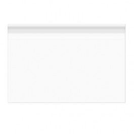 Plastpåsar 24,1x16,5cm Transparent med Tejpremsa (100 st) [B9H6H]