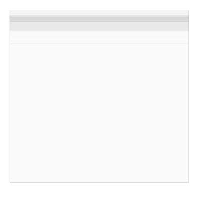 Plastpåsar 5x5cm Transparent med Tejpremsa (100 st) [B2X2E]