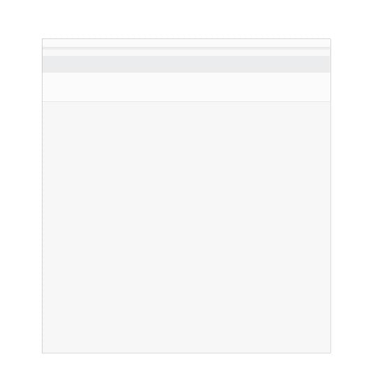 Plastpåsar 14,5x12,7cm Transparent med Tejpremsa (100 st) [B53Q5]