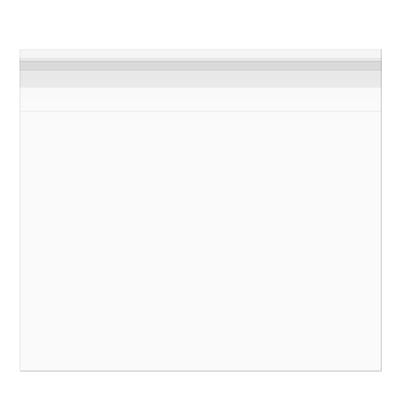 Plastpåsar 102,7x76,8cm Transparent med Tejpremsa (50 st) [B4030]