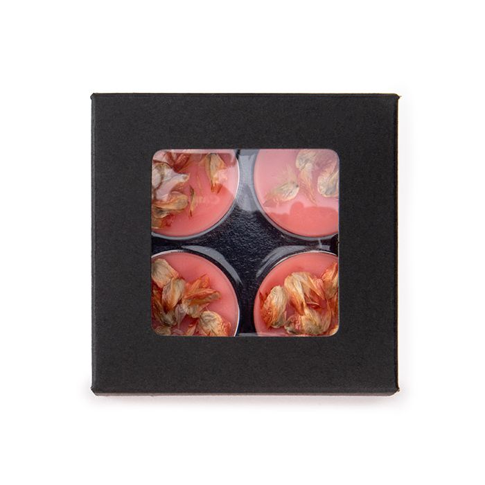 Svart Kraft Artisan Candy Box Set, rund insats 7x2.1x6.8 cm (25 st) [CNDYR276B]