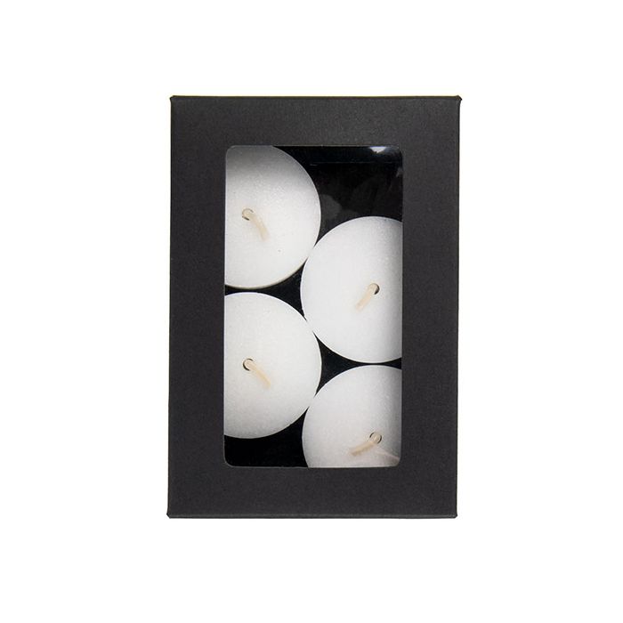 Svart presentförpackning es Window Box med fästa fönster 7x2,1x10,3 cm (25 st) [WKRGB317]