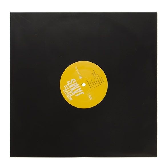 Innerpåsar för Singel Skivor matt Svart (100 st) [BLPBM]