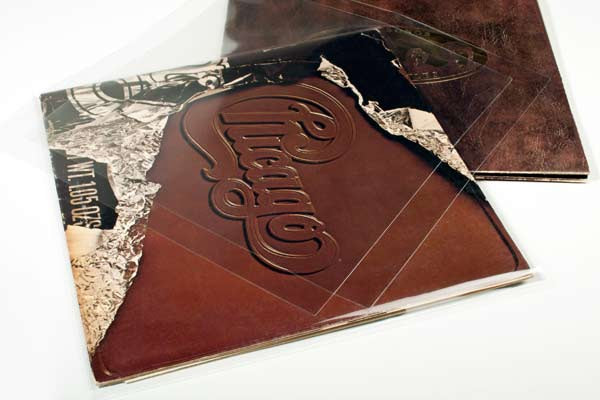 Ytterfickor för 12 inch Dubbel LP 32,9x32,9cm Transparent icke Tejpremsa (100 st) [BLPDNF]