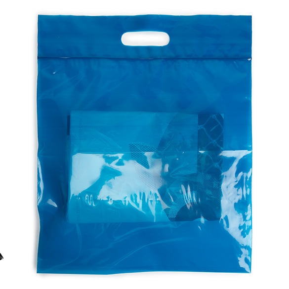 Plastkassar Blå 22,9x8,2x18,4cm 75 mikron (100 st) [ZH13BL5]
