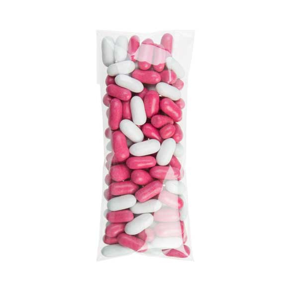 Plastpåsar 6,5x15,5cm Transparent med Tejpremsa (100 st) [BM3]