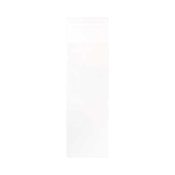 Plastpåsar 6,4x18,1cm Transparent med Tejpremsa (100 st) [BM7]