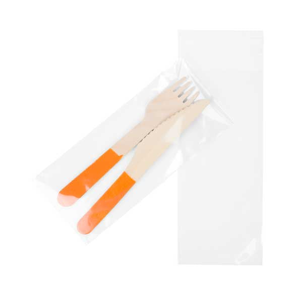 Plastpåsar 7,5x17,3cm Transparent med Tejpremsa (100 st) [BM8]