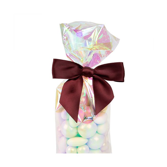 Bågar förbundna 8,9 cm mörk vinröd (25 st) [BOWDB]