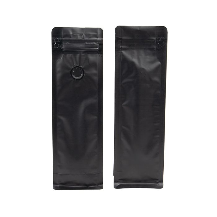 Blockbottom Coffee Bag Matte Black 7,9x6x26cm (50 st) [BBC1MB]