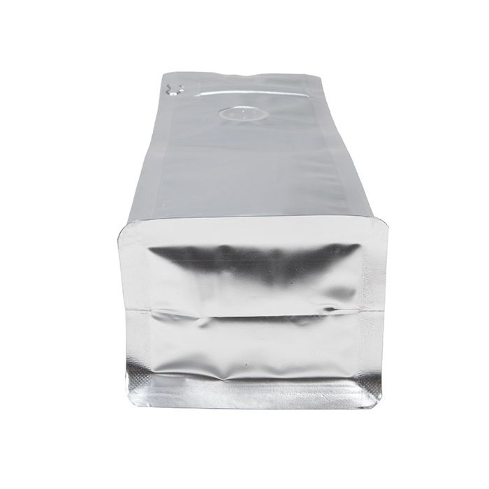 Blockbottom Coffee Bag Silver 7,9x6x26cm (50 st) [BBC1S]