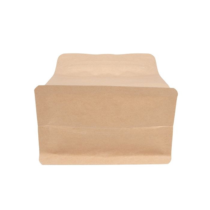 Blockbottom kaffepåse Kraft 12,7x7,9x20,3cm (50 st) [BBC2K]