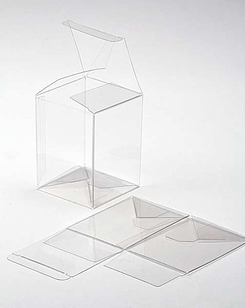 Plastlådor 15,9x14x19,4cm automatisk Botten (25 st) [PLB106]