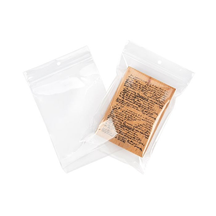 Blixtlåspåsar med runt hål 12,7x17,8 cm (100 st) [CEZ3R57]