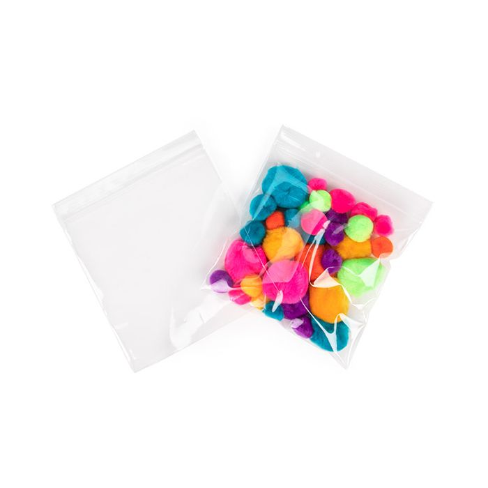 Blixtlåspåsar 15,2x15,2 cm PE 50 micron (100 St) [CEZC66]