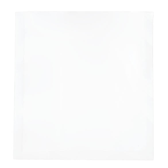 Plastpåsar Vit 9x9,5cm Förslutbar permanent stängning (100 st) [CRB2W]