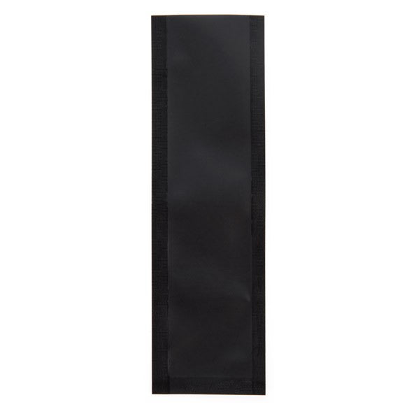 Plastpåsar Matt Svart 3,8x12,7cm Förslutbar permanent stängning (100 st) [CRB5B]