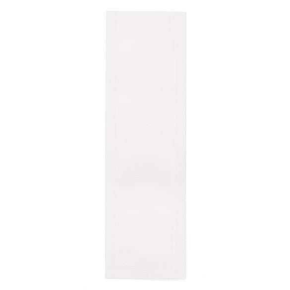 Plastpåsar Matt Vit 3,8x12,7cm Förslutbar permanent stängning (100 st) [CRB5W]
