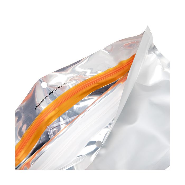 Barnsäkra påsar för påsar i matt silver 22,9x6,2x15,2cm (100 st) [CRP96MS]