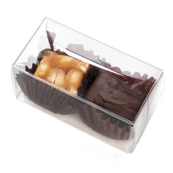 Plastlådor för Choklad 3,5x3,7x7cm Livsmedelssäker (25 st) [FPB226]