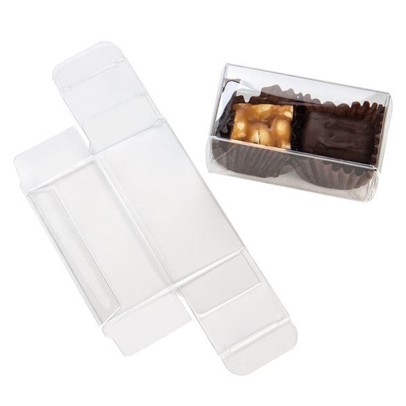 Plastlådor för Choklad 3,5x3,7x7cm Livsmedelssäker (25 st) [FPB226]