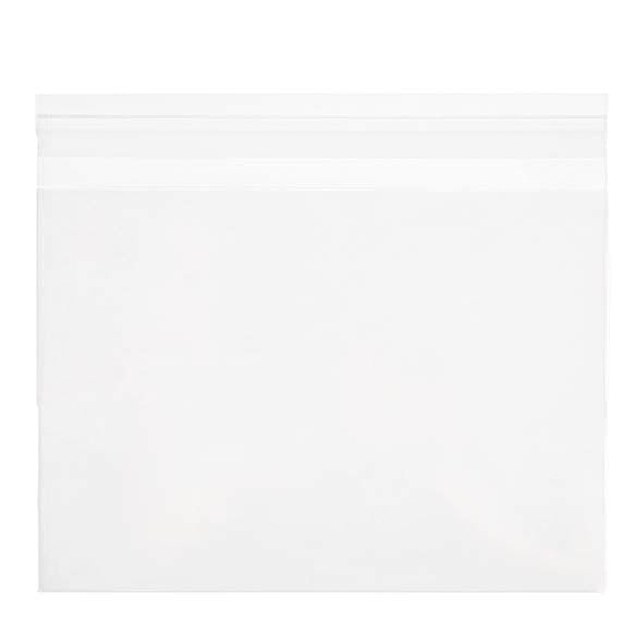 Plastpåsar 19x13cm Transparent med Tejpremsa (100 st) [B5]