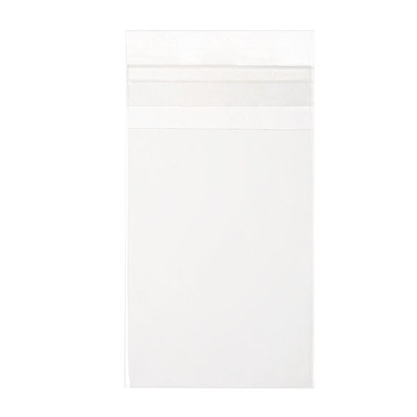Plastpåsar 6,4x8,9cm Transparent med Tejpremsa (250 st) [VL2]