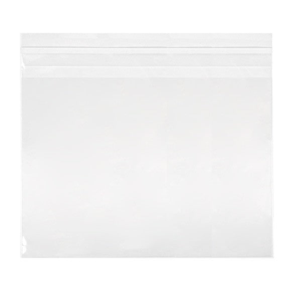 Plastpåsar 18,9x13,4cm Transparent med Tejpremsa (250 st) [VL5]